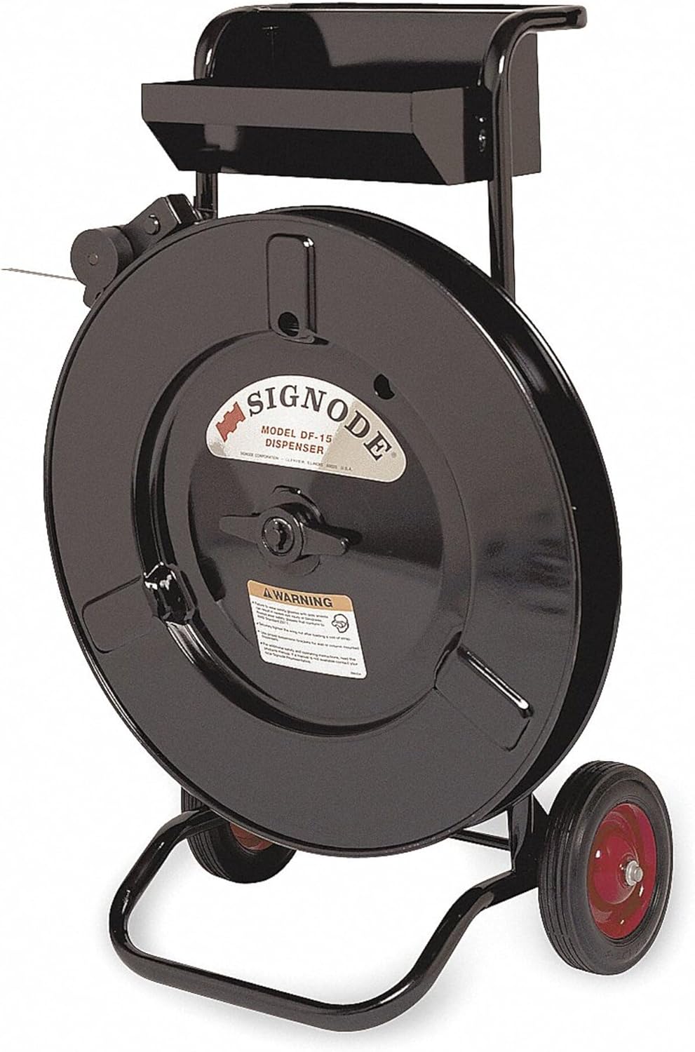 Signode 273725 Model DF-15 Dispenser for Both Steel and Plastic Strapping, 3/8"-3/4" Strap Size