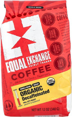 Equal Exchange Organic Coffee, Whole Bean, Full City Roast, Decaffeinated, 12 oz (340 g)