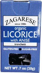 Zagarese 100% Organic Licorice with Flip Top Box anise, 0.88 Ounce