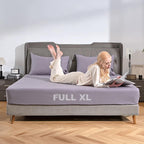 Grounding Sheets Full XL Size, Grounding Bed Sheet with Pure Silver Fiber, Earth Connected Deep Pocket Earth Sheets for Better Sleep and Stress Relief (54"x80"x14")