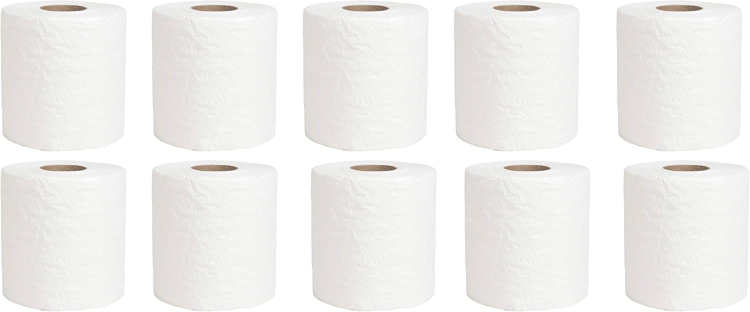2 Ply Toilet Paper Giant Rolls 500 Sheets - Case of 10 Rolls