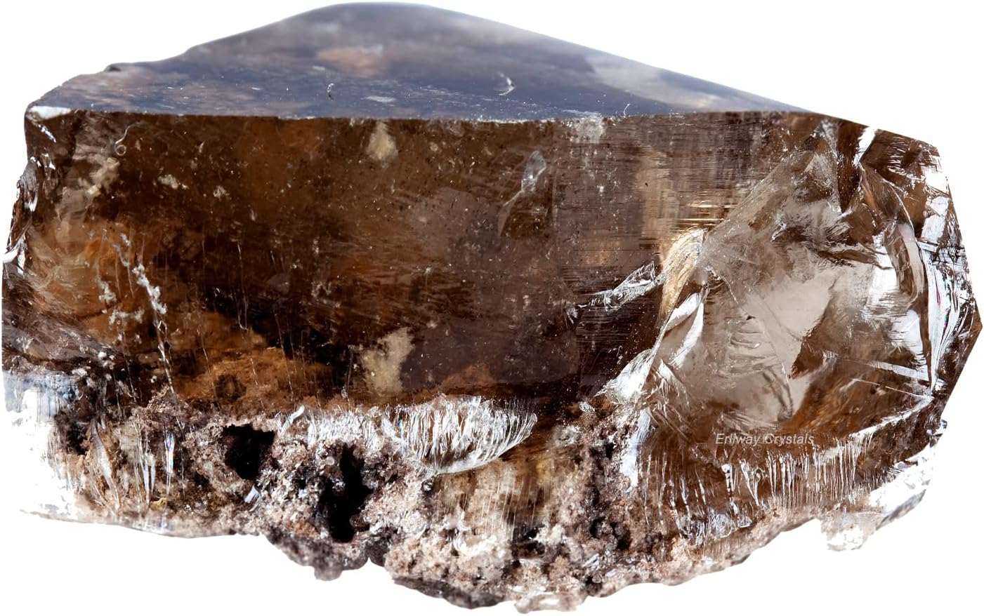 Smoky Quartz Raw Crystals, Large 1.25-2.0" Healing Crystals Natural Rough Stones Crystal for Tumbling, Cabbing, Fountain Rocks, Decoration, Polishing, Wire Wrapping, Wicca & Reiki