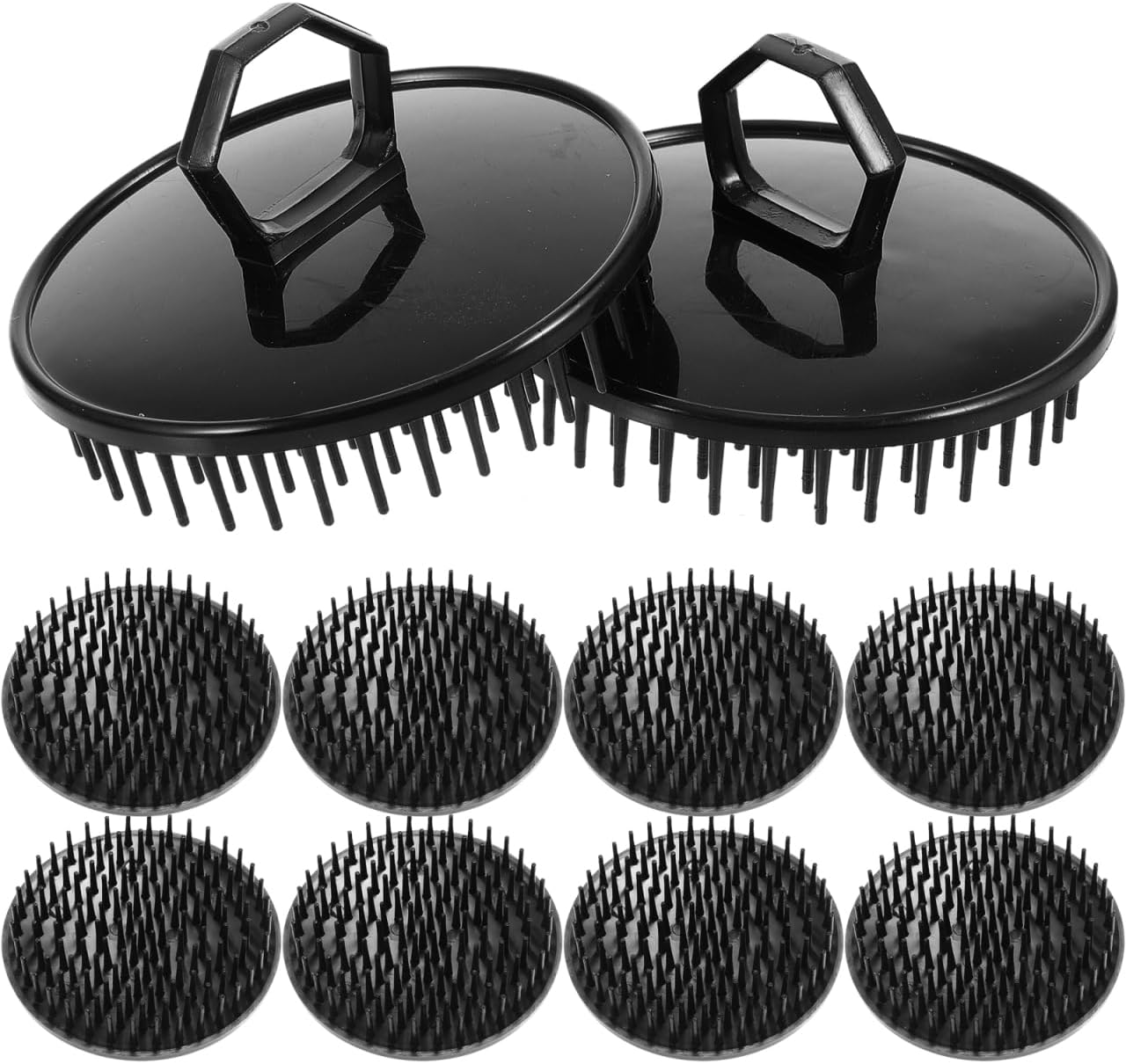 40 Pcs Shampoo Brush Hair Wash Comb Body Scrubbers for Use in Shower Hair Exfoliate Scrub for Scalp Head Massager for Hair Scalp Scrubber for Dandruff Scalp Brush Scalp Massager