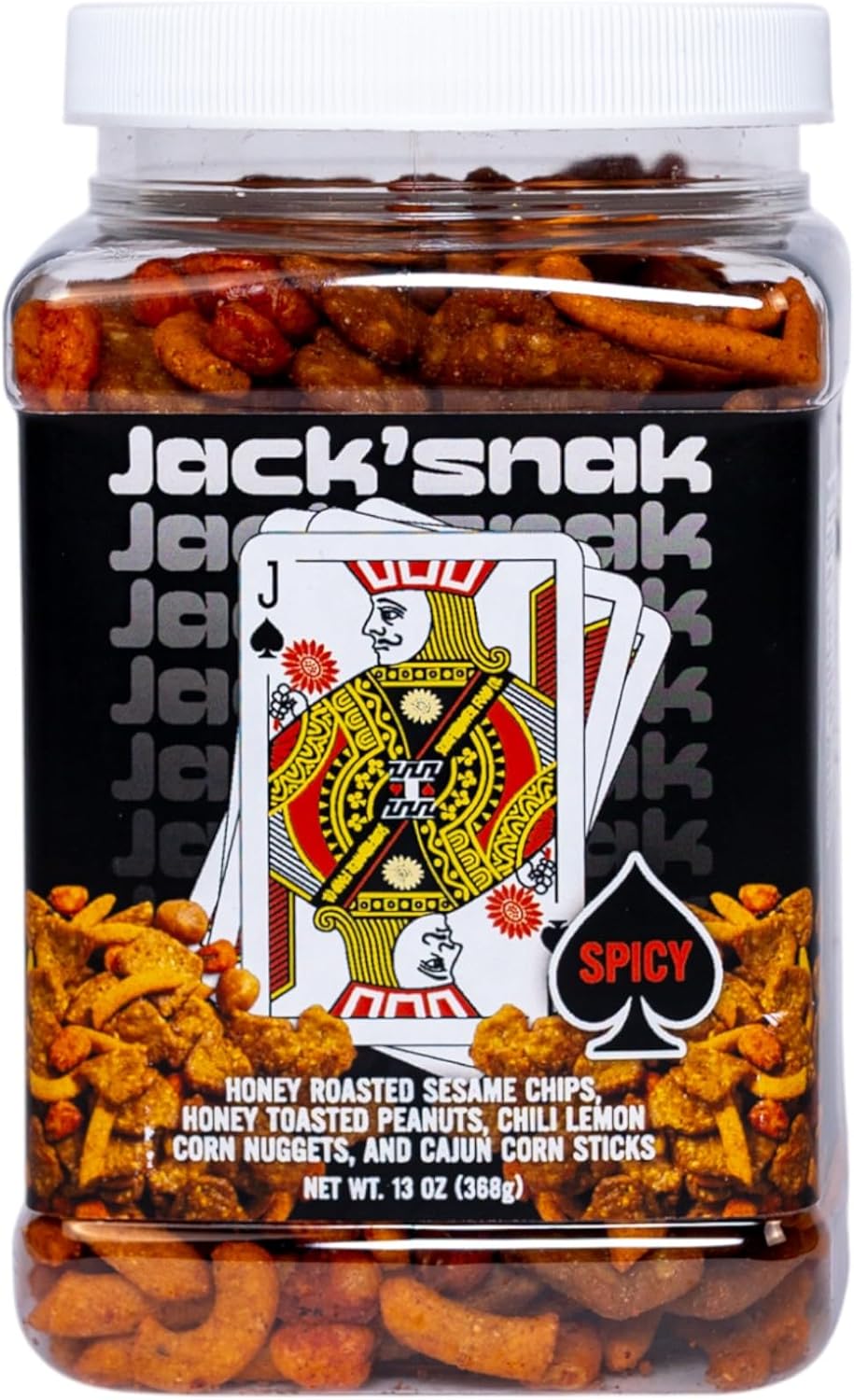 Jack'snak Spicy (13 oz.) Pack of 3