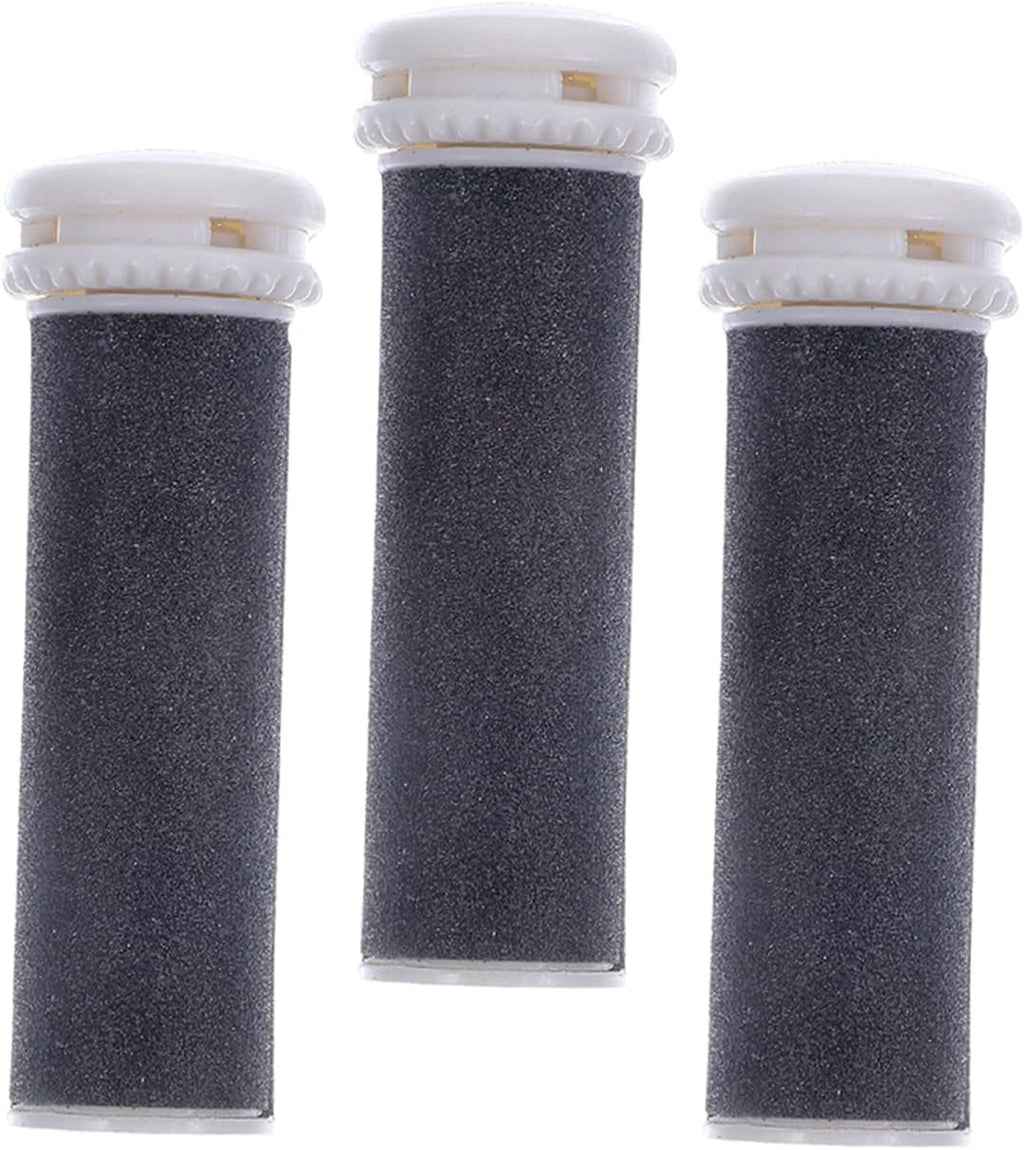 3pcs Coarse Electric Foot File Replacement Professional Pedicure Rollers for Cracked Heels and Hard Calluses Dead Skin Remover and Foot Care Tool