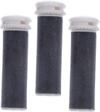 3pcs Coarse Electric Foot File Replacement Professional Pedicure Rollers for Cracked Heels and Hard Calluses Dead Skin Remover and Foot Care Tool