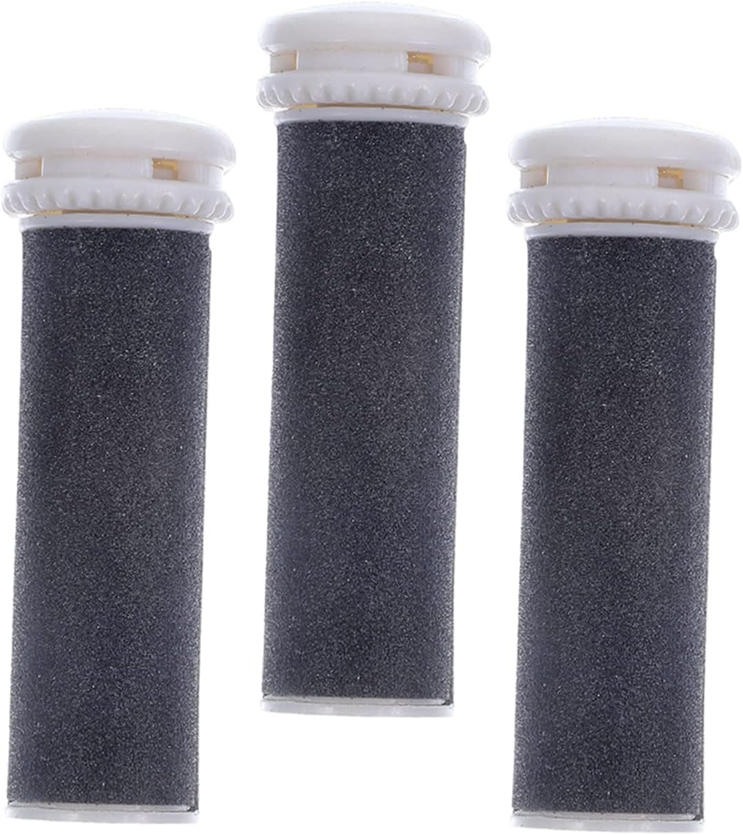 3pcs Coarse Electric Foot File Replacement Professional Pedicure Rollers for Cracked Heels and Hard Calluses Dead Skin Remover and Foot Care Tool