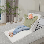 Electric Lifting Backrest for Bed, Adjustable Lifting Bed Backrest with Machine Washable Fabric, 330 lbs Capacity, 2-80° for Elderly Patient Handicap Pregnant Women (Beige)