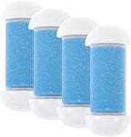 Healifty Replacement Roller Heads for Electric Foot Grinder 4 Pcs Extra Coarse Callus Remover Refills Foot Care Tool Dead Skin Removal Exfoliator File Accessories