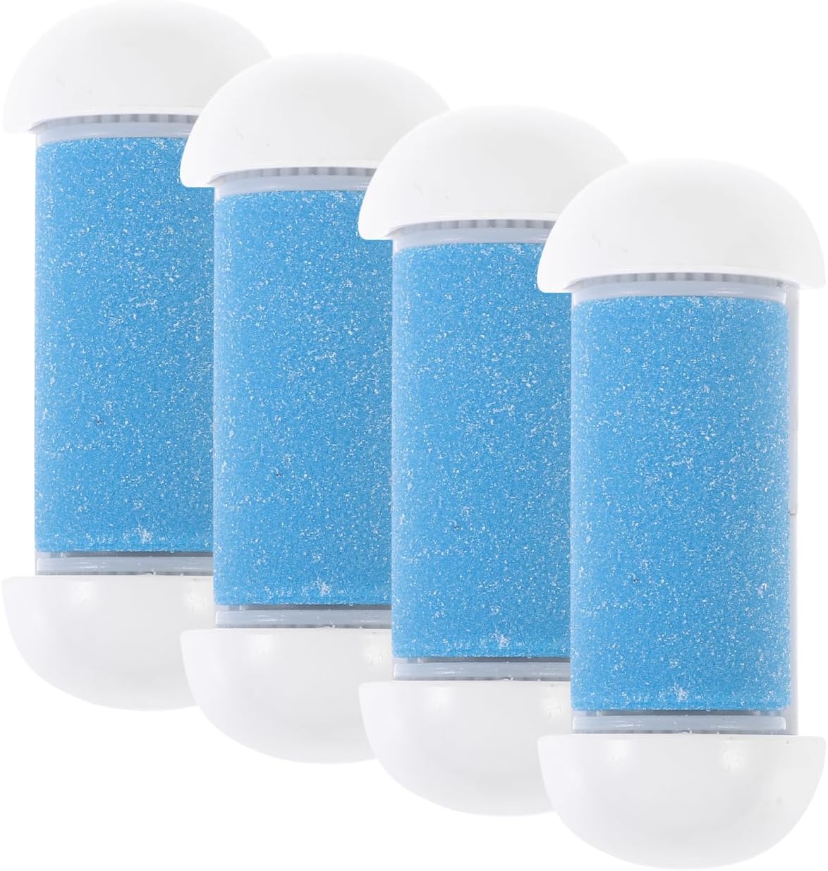 Healifty Replacement Roller Heads for Electric Foot Grinder 4 Pcs Extra Coarse Callus Remover Refills Foot Care Tool Dead Skin Removal Exfoliator File Accessories