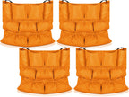 Frienda 4 Pcs Trash Can Caddy Bag Cleaning Caddy Bag for Garbage Bins Trash Holder Cart Garbage Bin Storage Organizer, Fits 32-50 Gallon Can, Janitorial Storage Cleaning Supplies (Yellow)