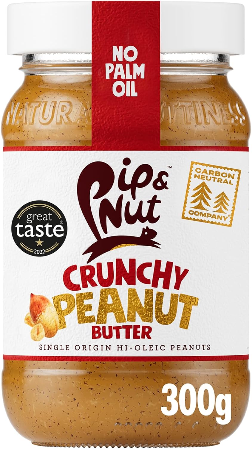 PIP & NUT Crunchy Peanutbutter, 300 GR