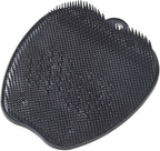AXLOFO® Shower Foot Scrubber Mat with Non-Slip Suction Cups, Foot Spa Brush for Cleaning & Exfoliating Your Feet No Bend, Foot Massages Mat for Relax Your Feet (black)