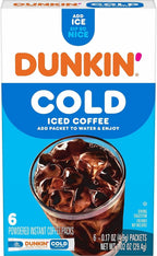 Dunkin' Cold Coffee Packet, 1.02 oz., 6/Box (8133401632)