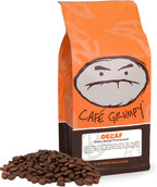 Café Grumpy Low Acid, Decaf Coffee, Pregnancy Safe, Ground French Press, Medium Roast, Single Origin, Premium Quality, Gentle on Stomach