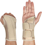 Wrist Brace for Carpal Tunnel Relief Night Support, Hand Brace with 2 Stays for Women Men, Adjustable Wrist Support Splint for Right Left Hands for Tendonitis, Arthritis, Sprains