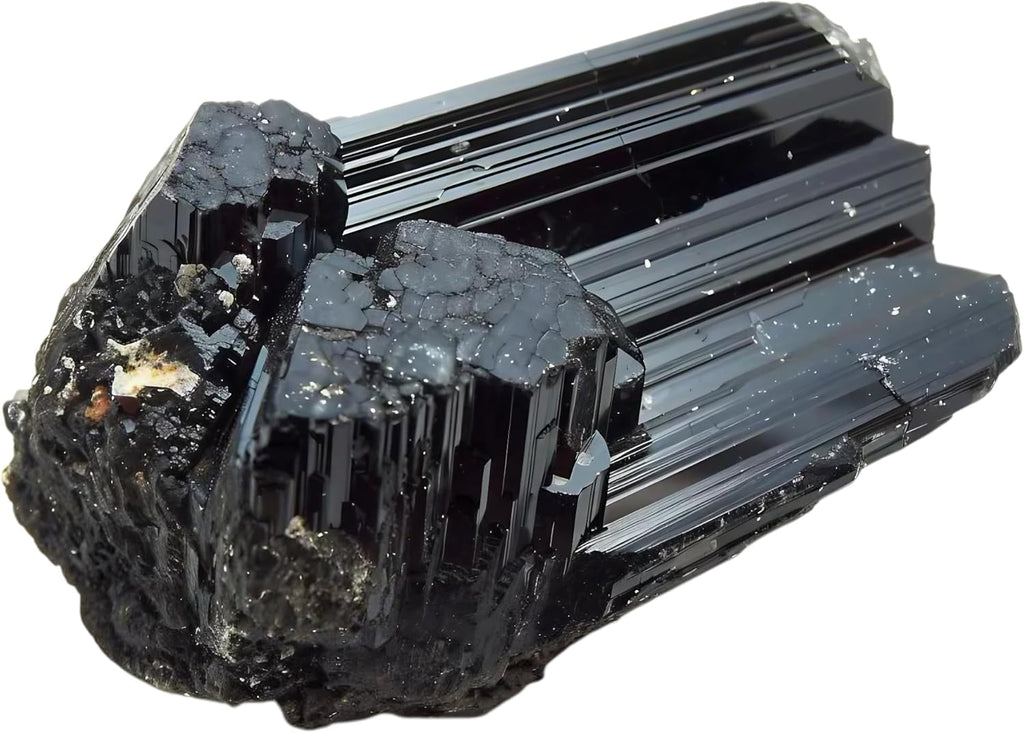 Black Tourmaline Raw Crystals – Large 1.25-2.0” Natural Protection Stones for EMF Shielding, Chakra Healing, Meditation, Reiki, Energy Clearing, Wire Wrapping & Spiritual Home Decor