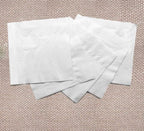 1000 Count 2-Ply White Beverage Napkins – Plain, Four-Fold Disposable Paper Napkins, 4.9" x 4.9" Folded – Perfect for Parties, Cocktails, and Everyday Use