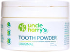 Uncle Harry's The Original Ayurvedic Natural Tooth Powder | Alkalizing Remineralizing Enamel Support & Whitening Toothpaste for Sensitive Teeth | Powder Toothpaste for Gum Health & Fresh Breath (3 oz)