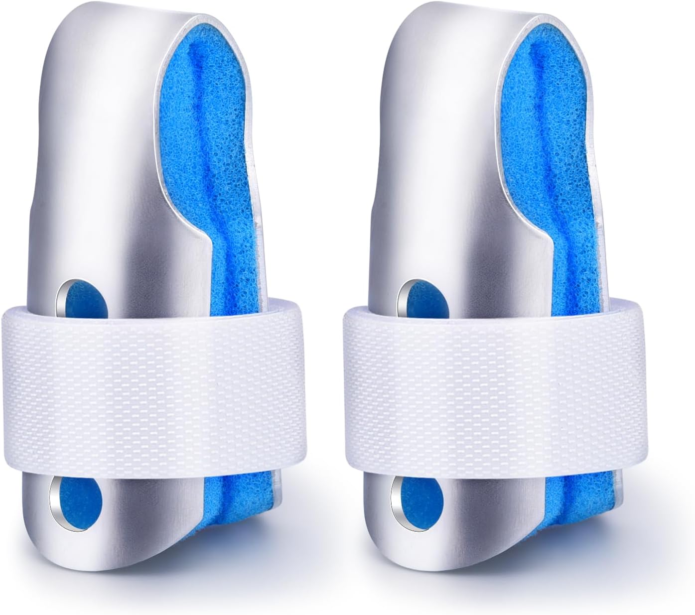 Sopito Finger Splint, 2pcs Finger Support Brace for Arthritis Knuckle Immobilizationm, Small Size