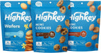 HighKey Sugar Free Cookies Variety Pack - 6.0oz Keto Snacks Zero Carb No Sugar 3-Pack Chocolate Chip Cookie, Snickerdoodle,Vanilla Wafers Low Carb Gluten Free Diabetic Snack Diet Friendly Food Sweets