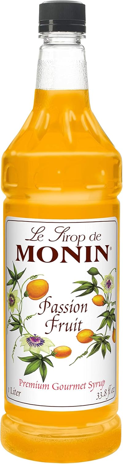 Monin Passion Fruit Syrup, 1 Liter -- 4 per case.