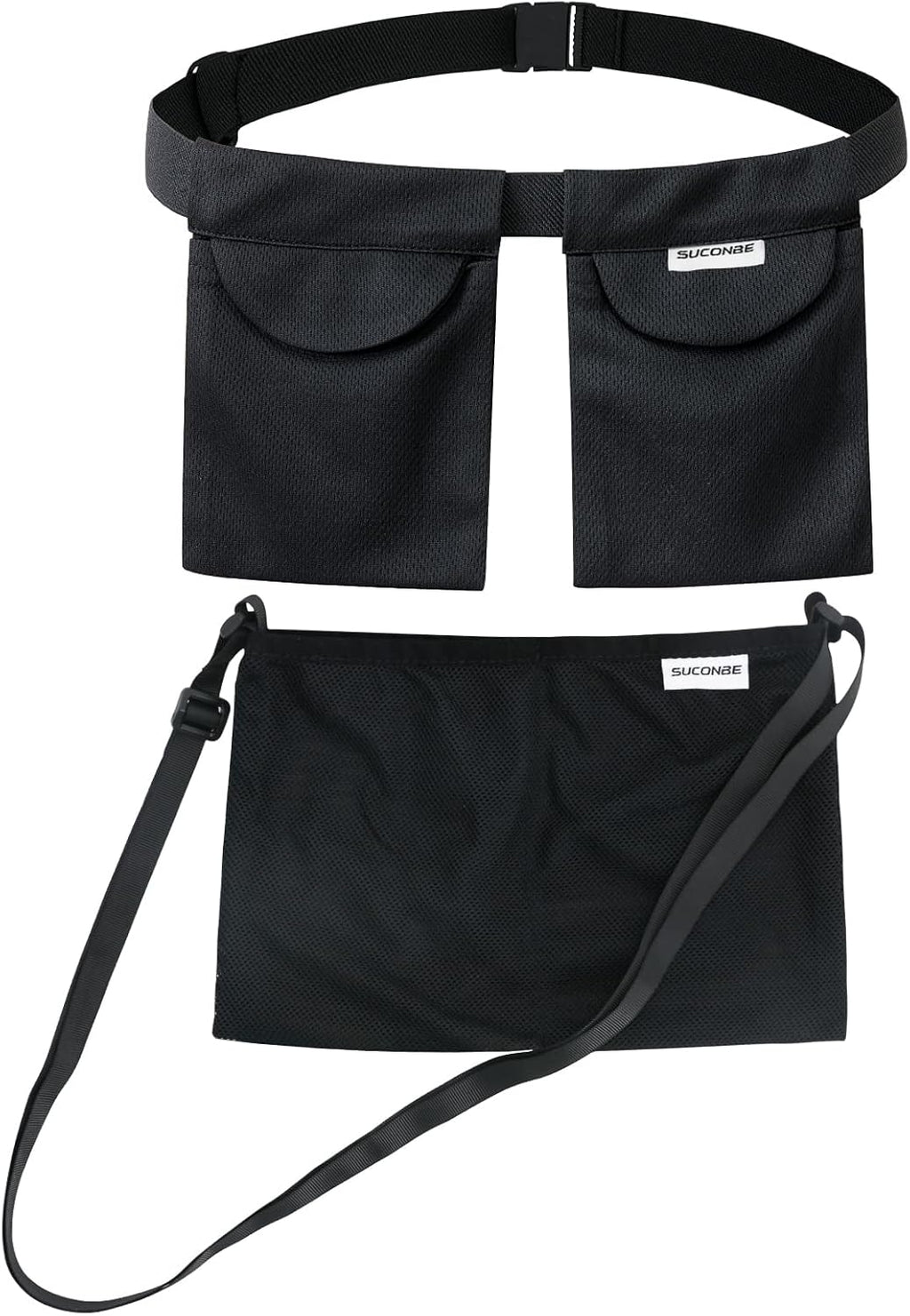 Adjustable Mastectomy Drain Holder Drainage Pouch with Shower Bag for Breast Surgery Mastectomy Breast Reduction Augmentation Post-Surgery Recovery Support Patient Care Kit (Black)