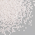 Bayep Edible Pearls for Cake Decorating 4mm White Sprinkles for Cookies, Baking, Ice Cream, Cupcake Topper Pearl Sprinkles Perfect for Wedding Party Valentines Christmas Holiday Supplies 3.52 Ounce