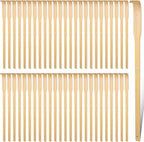 Kifmurase 50 Pack Bamboo Back Scratcher Bulk, Traditional Manual Wooden Scratcher for Itching Relief and Body Massage with Long Handle for Elderly Men Women Friend Family Nursing Gifts