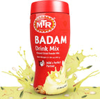 MTR Badam Drink Mix – 500g Pack of 1, Multi-purpose Drink Mix, Premium Almond Drink Mix made with select quality Almonds, Saffron & Cardamom, Authentic Indian Flavor, Quick & Easy to Prepare, Ideal for Desserts