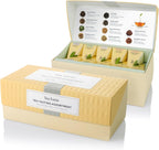 Tea Forte Premium Presentation Box Gift Set Sampler, 20 Count, Assorted Blends Individually Wrapped Handcrafted Pyramid Infuser Bags, Assorted Classic Tea