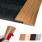 Floor Transition Strip Self Adhesive Carpet Wood Tile Vinyl Flooring Laminate Transition Cover Edge Trim Gap Doorway Threshold for Uneven Floors Heights Within 5 mm (40 inches, Light Brown Coffee)