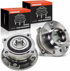 A-Premium 2 x Front Wheel Bearing and Hub Assembly Compatible with BMW X5 2007-2018, X6 2008-2018, AWD Only