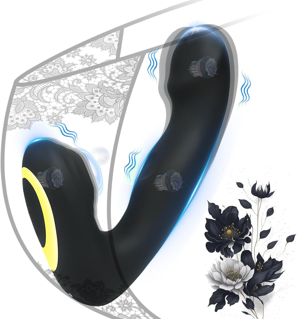 Adult Toys for Women Realistic Silicone Dick with Strong Suction Cup for Hands Free Thrusting Play - Black C42
