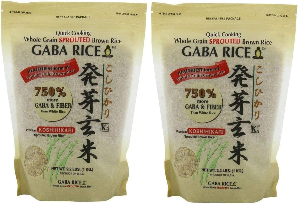 GABA - Sprouted Brown Rice 2.2LB 2 Packs in Sprout Talk's Package