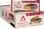 Atkins Chocolate Peanut Butter Protein Meal Bar, High Fiber, 16g Protein, Low Sugar, 3g Net Carb, Low Carb, Keto Friendly, 12 Count