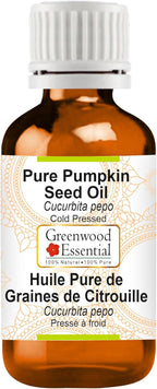 Greenwood Essential Pure Pumpkin Seed Oil (Cucurbita pepo) Cold Pressed 5ml (0.16 oz)
