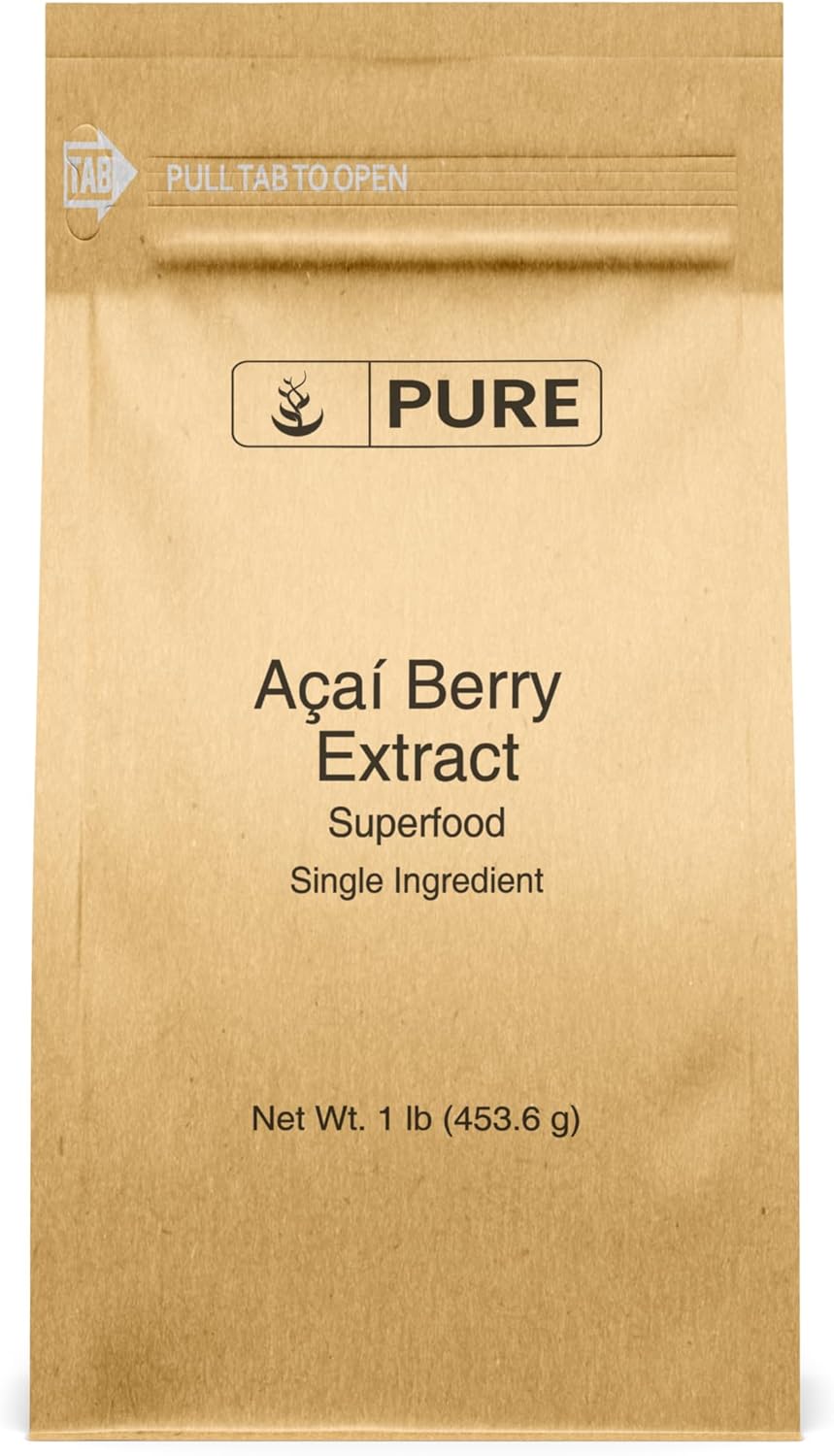 PURE ORIGINAL INGREDIENTS Acai Powder (1 lb) Superfood, Vegan, Non GMO