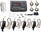 Livestock Scale Kit, 2.5T High Precision Livestock Scale Kit with LED Display and Junction Box for Cattle Pigs Sheep