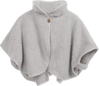Warm Shoulder Shawl Cape Thickened Wheelchair Care Blanket Shawl Warps Bed Jackets for Elderly Women Office Chair Sofa Cape