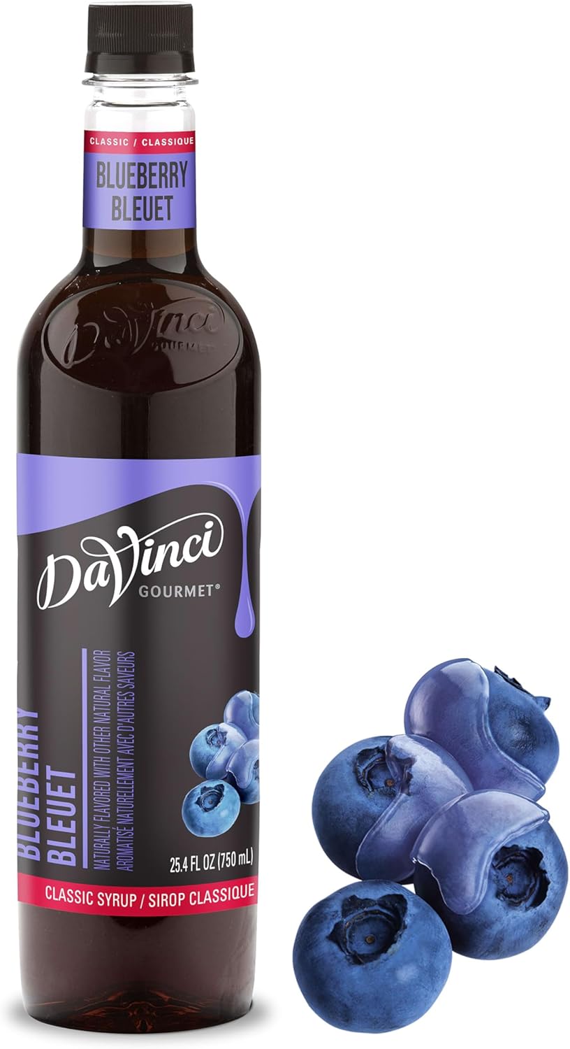 DaVinci Gourmet Classic Blueberry Syrup, 25.4 Fluid Ounces (Pack of 1)
