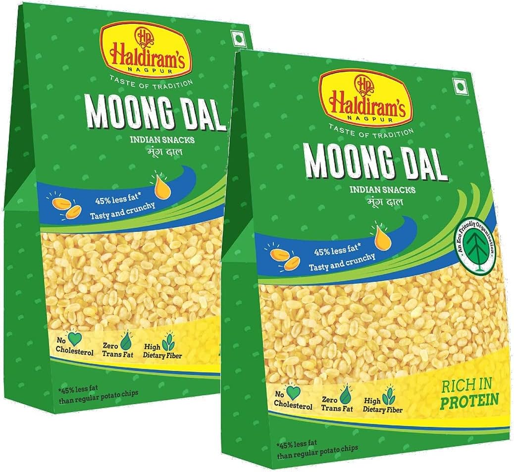 Haldiram's Nagpur Moong Dal, 400 g (200 g x Pack of 2)