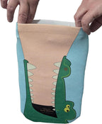 Heal with Appeal Amputee Sock, Gator Bite v1, 3PLY Residual Wound, Over Shrinker Sock