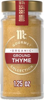 McCormick Gourmet Organic Ground Thyme, 1.25 Oz