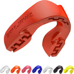 SAFEJAWZ Mouth Guard, Slim Fit Mouthguard for Adults & Youth with Case, Easy Fit Remoldable Mouthpiece for Football, Boxing, Lacrosse, MMA, Basketball & All Contact Sports