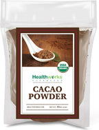 Healthworks Superfoods Organic Cacao Powder - 16 Oz / 1 Lb - Cocoa Chocolate Substitute - Rich Chocolate Flavour - Sugar-Free, Keto, Vegan & Non-GMO - Peruvian Bean/Nut Origin - Antioxidant Superfood