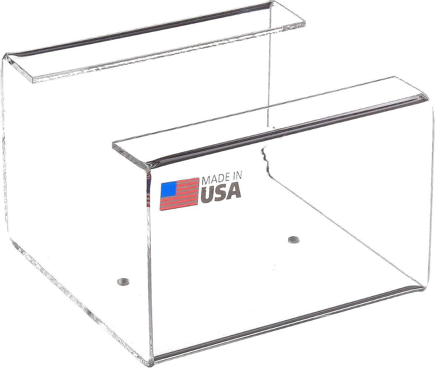 176224 Acrylic Small Kimwipe Dispenser, 5" Length x 5-1/4" Width x 3-3/8" Height