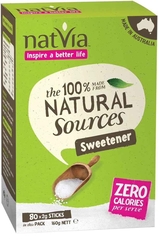 NATIVA Stevia Sweetener 80 Sticks, 160 GR