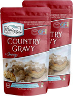 Mom's Place Gluten-Free Dairy Free Country Gravy Mix (Pack of 2, Country Gravy)