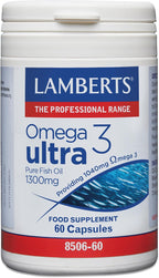 Lamberts Omega 3 Ultra - Pure Fish Oil 1300mg - 60 Capsules